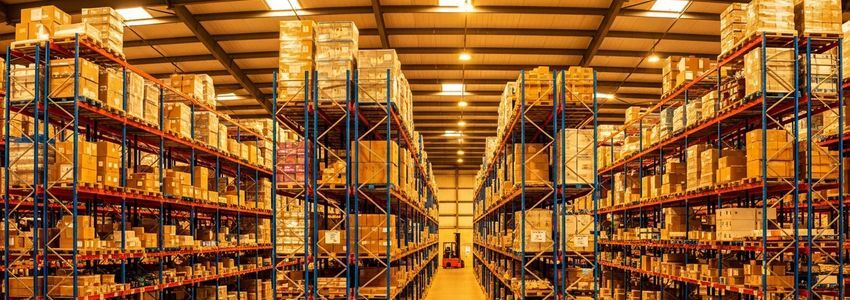 Warehouse inventory used as collateral for asset-based lending - business financing through tangible assets