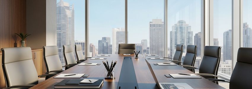 Business professional reviewing financing options for an adult entertainment business at a modern office