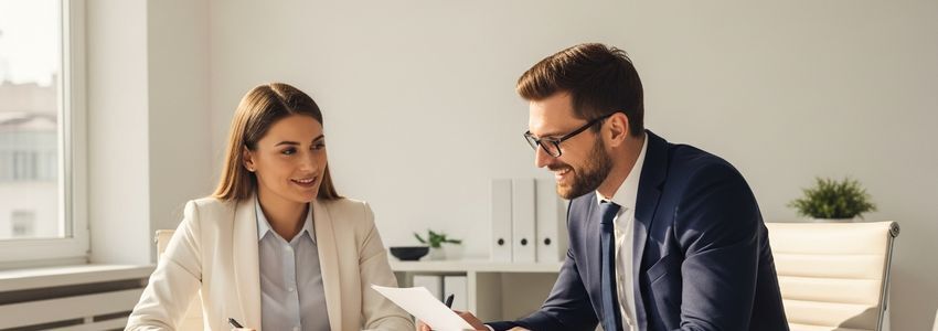 Small business loan advisor meeting with an Anaheim California entrepreneur to review financing options