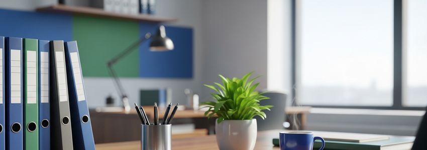 Business finance professional reviewing accounts receivable documents and invoice reports at modern office desk - Crestmont Capital