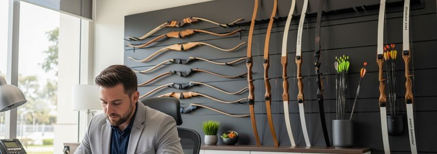 Financing options comparison for archery range businesses showing SBA loans, equipment financing, and lines of credit