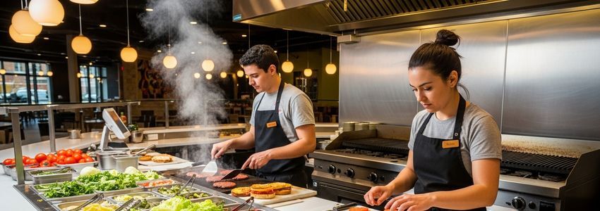 Back Yard Burgers franchise restaurant interior financing