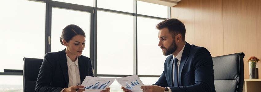 Franchise owner reviewing financing documents for Baja Fresh franchise loan - Crestmont Capital
