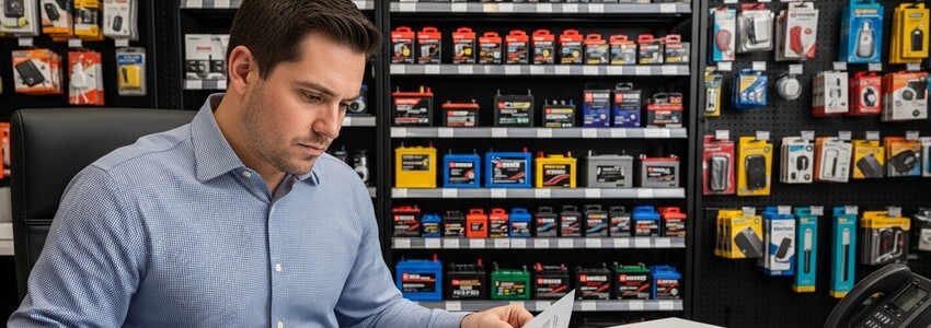 Batteries Plus franchise owner reviewing financing options