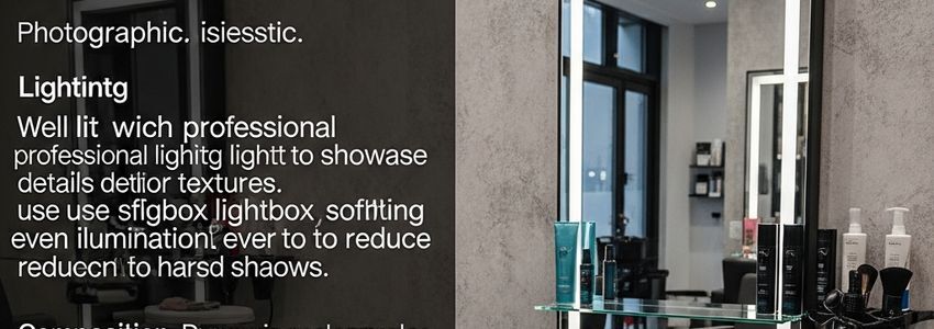 Professional salon styling chair and equipment in a modern beauty salon