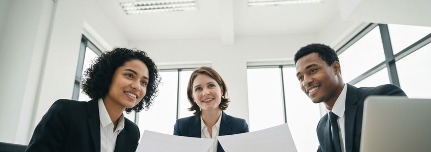 Small business owners discussing financing options in Bethlehem Pennsylvania