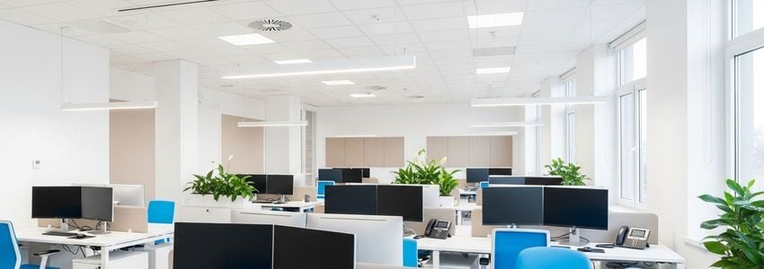Black-owned business owner reviewing loan options at a modern office desk