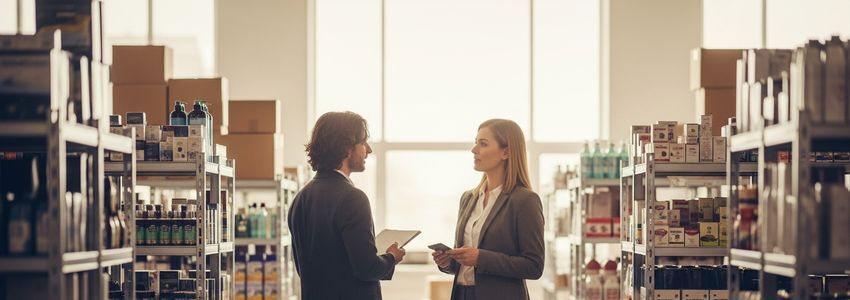 Retail business owners reviewing working capital loan options for back-to-school season preparation