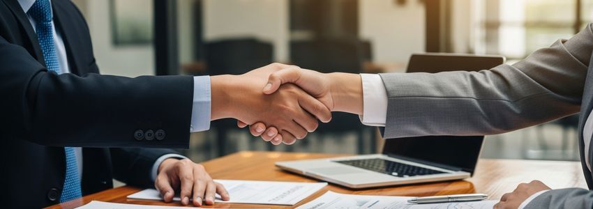 Business owner reviewing expansion financing options with a Crestmont Capital advisor