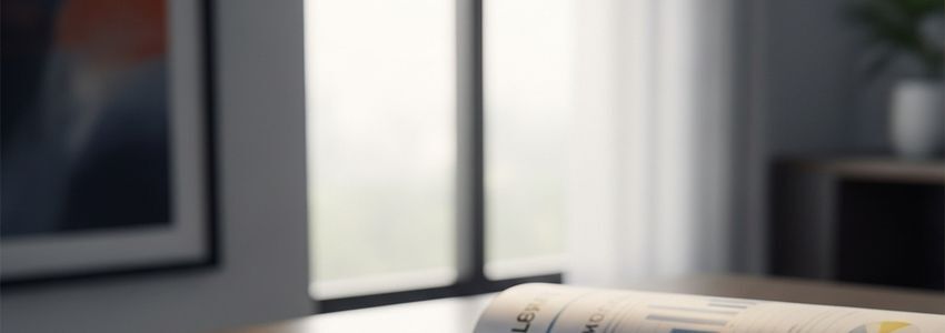 Calculator and loan documents on desk for business loan rate comparison