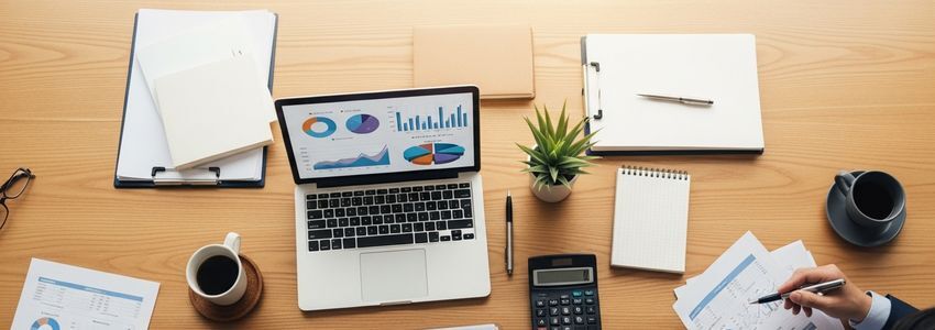 Business professional reviewing loan documents comparing business loan vs HELOC financing options