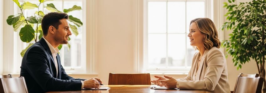 Business owner comparing business loan vs line of credit options at desk