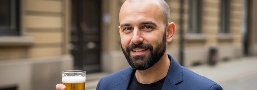 Food truck owner reviewing business financing options