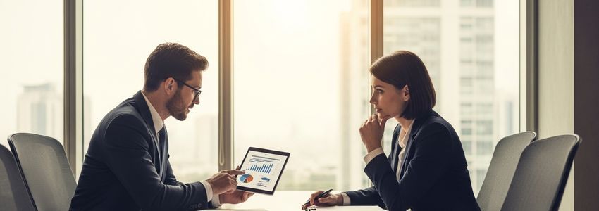 Business professionals reviewing capital funding options for cash-poor companies