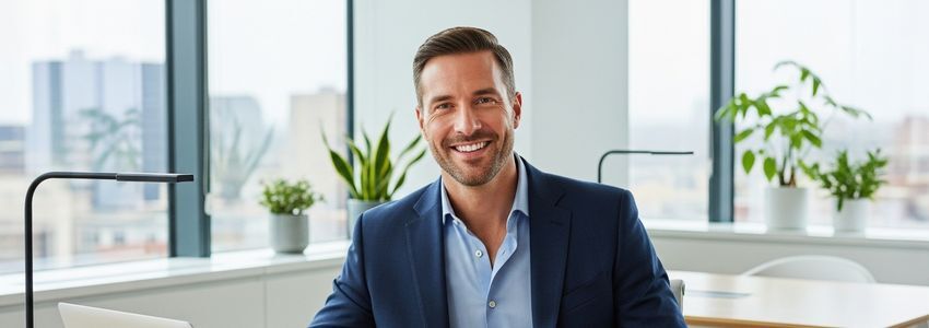 Franchise owner reviewing Chem-Dry loan documents at desk