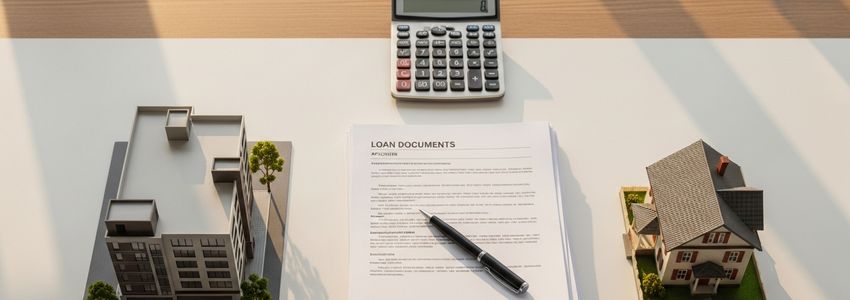 Business assets used as collateral for a small business loan, including property deeds and loan documents