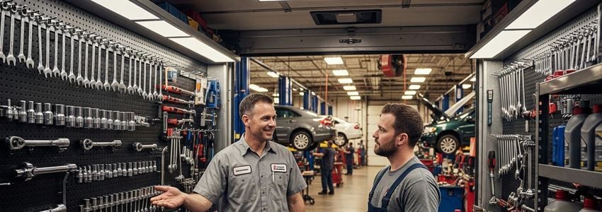 Cornwell Tools franchise dealer with tool truck