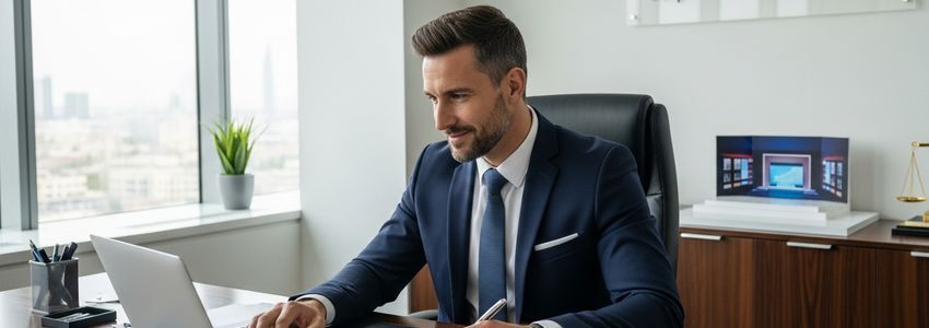 Corporate event company owner reviewing business financing options