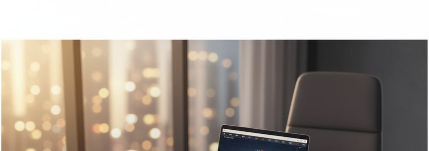 Business financial analysis workspace showing debt capacity management documents and charts