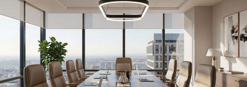 Modern conference room for small business loan discussions in El Monte California