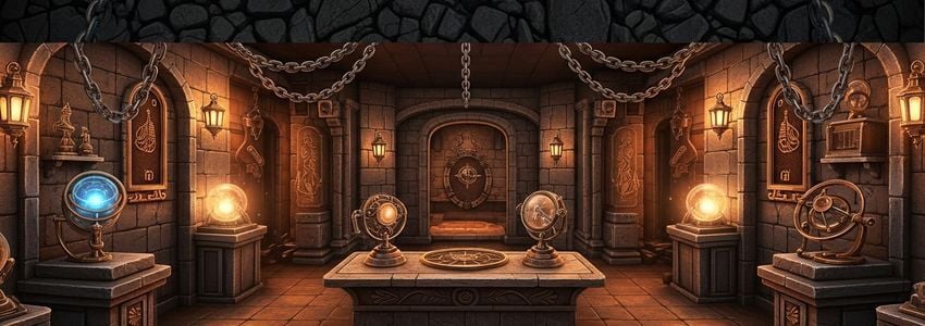 Escape room business owner reviewing financing options at a modern desk