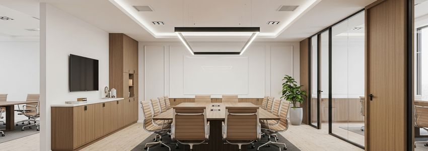 Business owner meeting with financial advisor to review loan documents and credit report