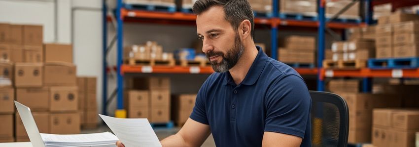 Food and beverage distributor reviewing business financing options