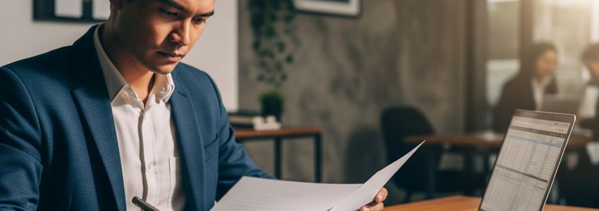 Food processing business owner reviewing financing options with a loan specialist at Crestmont Capital
