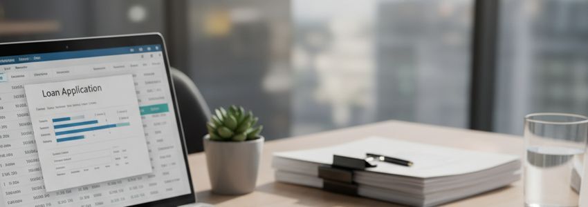 Future of SBA loans - business financing documents and growth charts