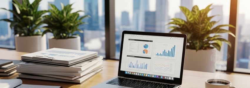GED certification company owner reviewing business loan options at desk