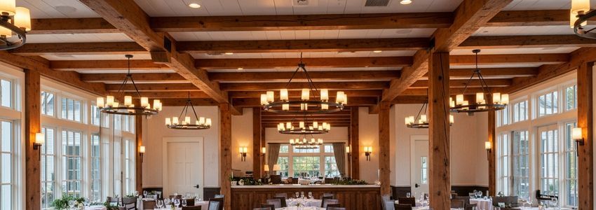 Upscale Georgia restaurant interior representing hospitality business financing opportunities