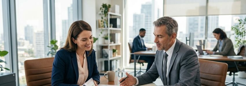 Gun store owner reviewing business loan documents for firearms dealer financing