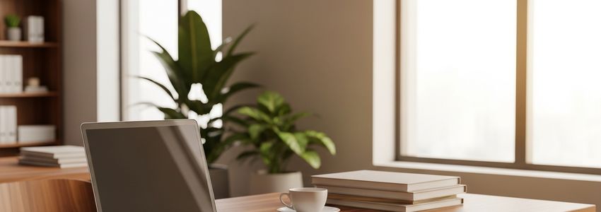 Business owner reviewing credit report and financing options with financial advisor