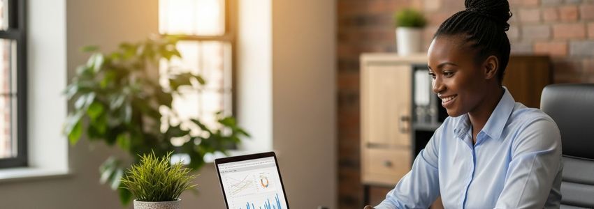 Small business owner reviewing loan options in Hartford, Connecticut