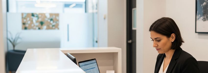 Healthcare practice administrator reviewing loan documents to avoid common financing mistakes