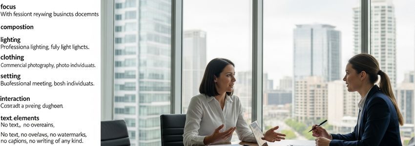 Healthcare staffing agency owner reviewing financing options with a business advisor at Crestmont Capital