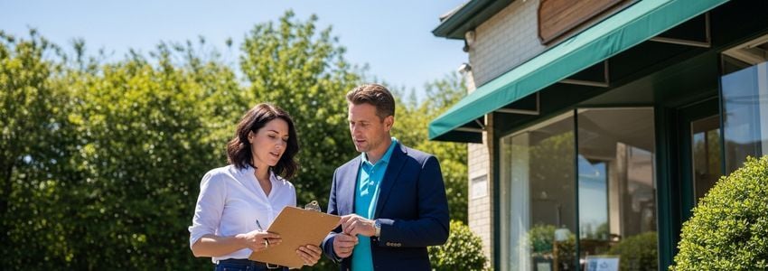 Veteran entrepreneur and business advisor reviewing financing options for a disabled veteran-owned business