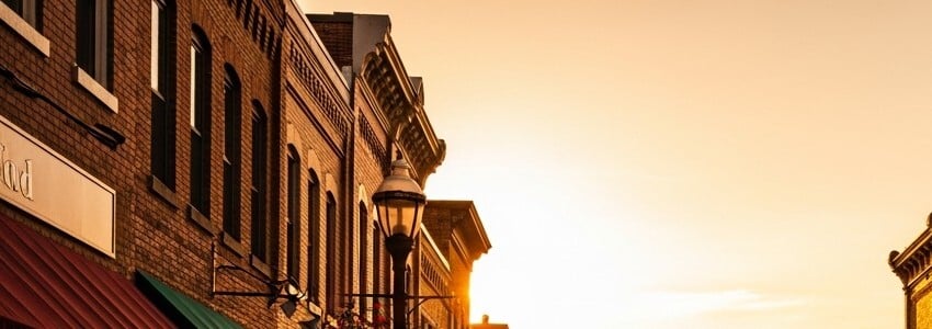 Traverse City Michigan small business district
