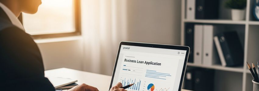 Business owner reviewing juice bar financing options