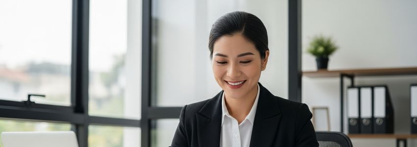 Entrepreneur reviewing Junkluggers franchise loan documents