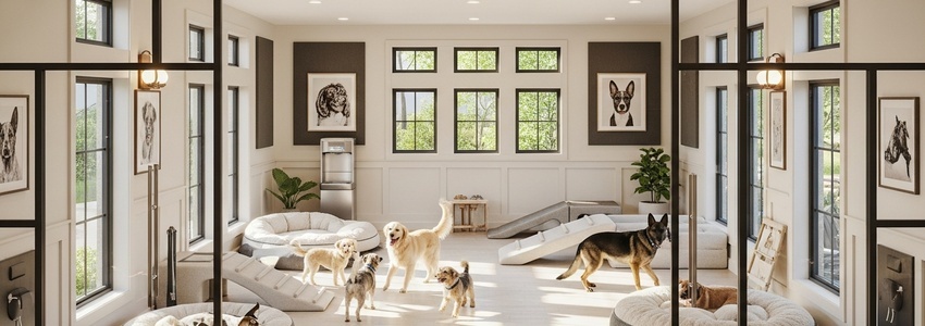 K9 Resorts luxury pet hotel facility interior