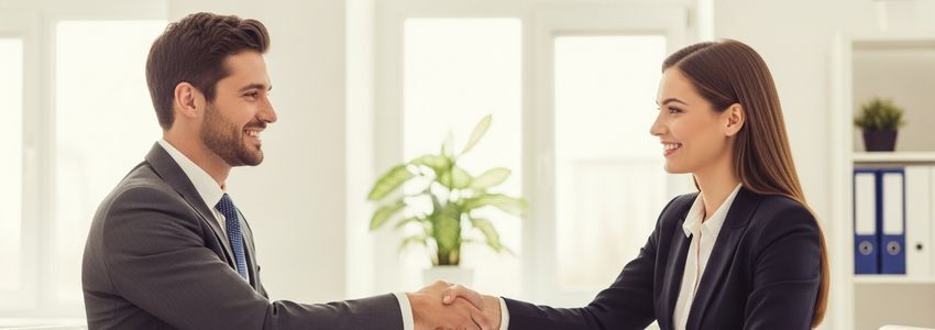 Small business owners discussing financing options in Knoxville Tennessee