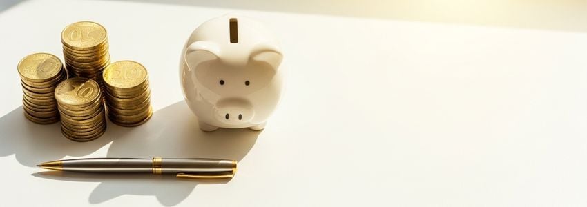 Business loan approval resources - financial planning documents and tools on a professional desk