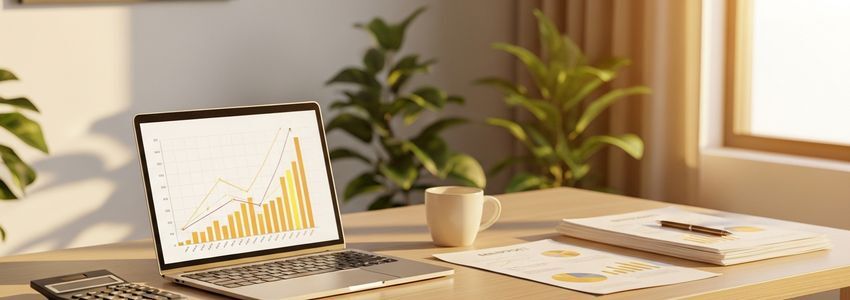 Small business owner reviewing managed IT services financing options at their desk