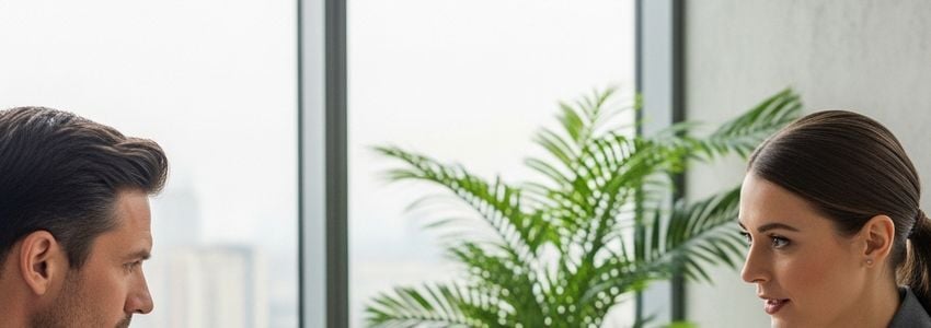 Business owner meeting with financial advisor to review MCA alternatives