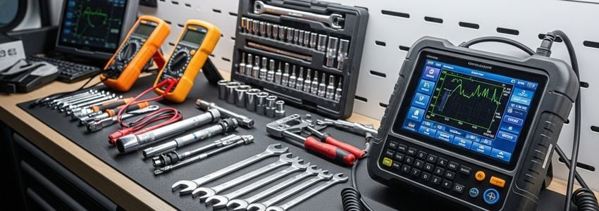 Professional mobile mechanic diagnostic tools and equipment for mobile auto repair business