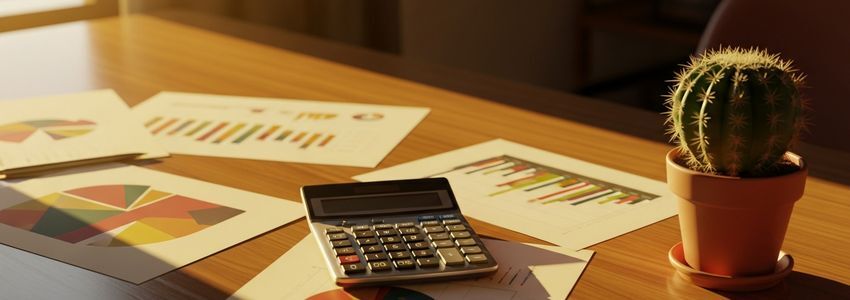 Small business owner in Modesto California reviewing business loan documents