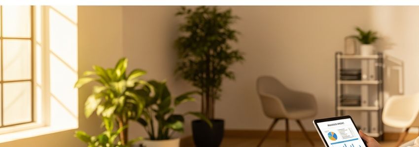 Small business owner reviewing financial statements to identify money leaks and cash flow problems