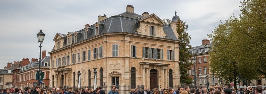 Moving company fleet of box trucks and moving vans in parking lot
