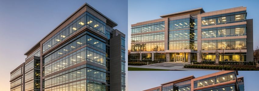 business owner reviewing multi-location expansion financing plans in a commercial office setting
